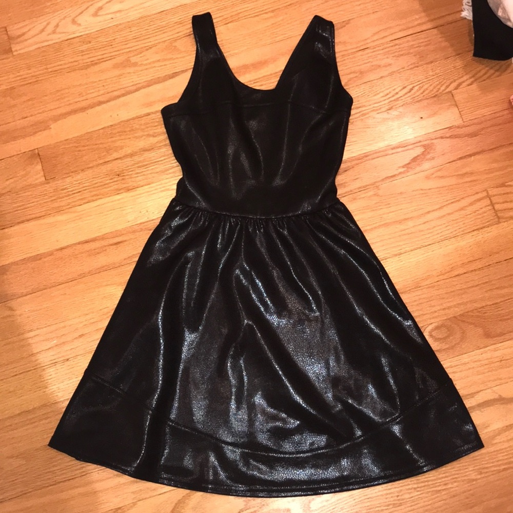 Aqua Black Mini Dress